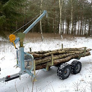 4-hjuling Övriga Tipp- och skogsvagn 9 av 11