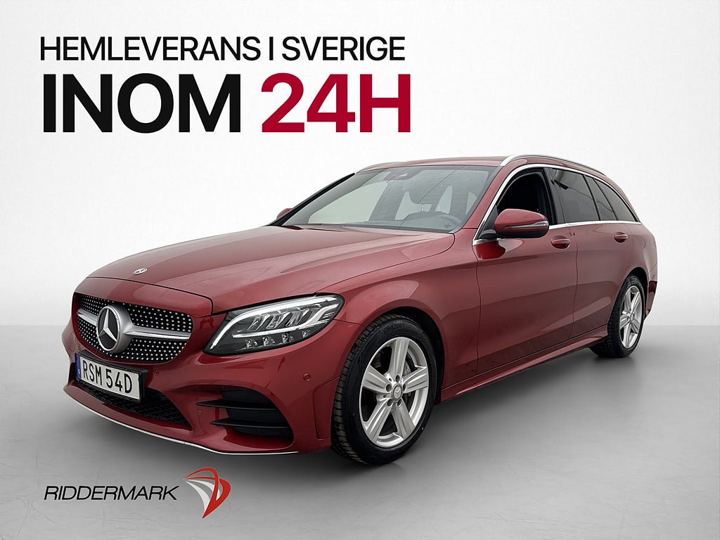 Mercedes-Benz C 220 T d 194hk AMG B-Kamera Navi Dragkrok
