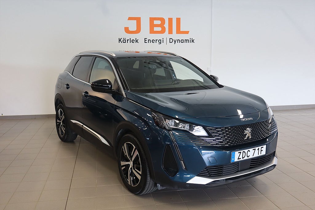 Peugeot 3008 GT 1.2 PT 130hk Aut - B-KAMERA, CARPLAY, NAV