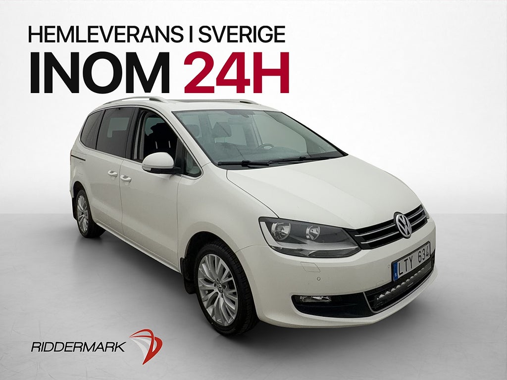 Volkswagen Sharan 2.0 TDI 140hk Master 7-sits Drag Pano Navi