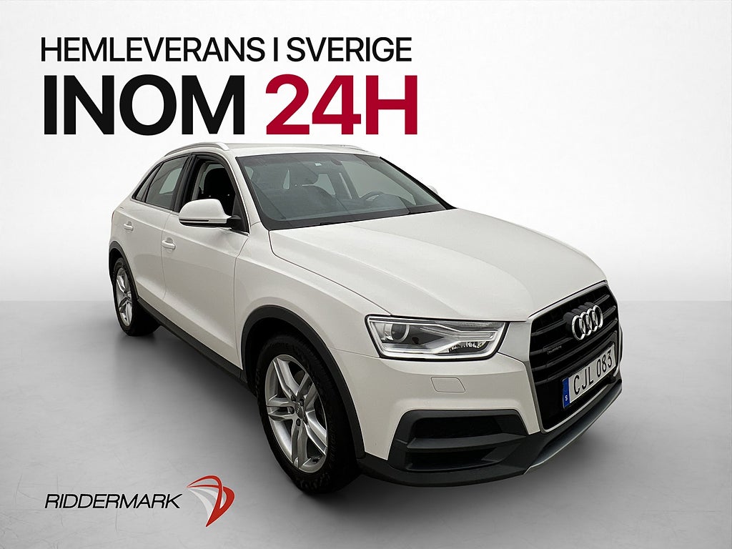 Audi Q3 TDI Q 150hk Proline M&K-Värm Sensorer Farthållare