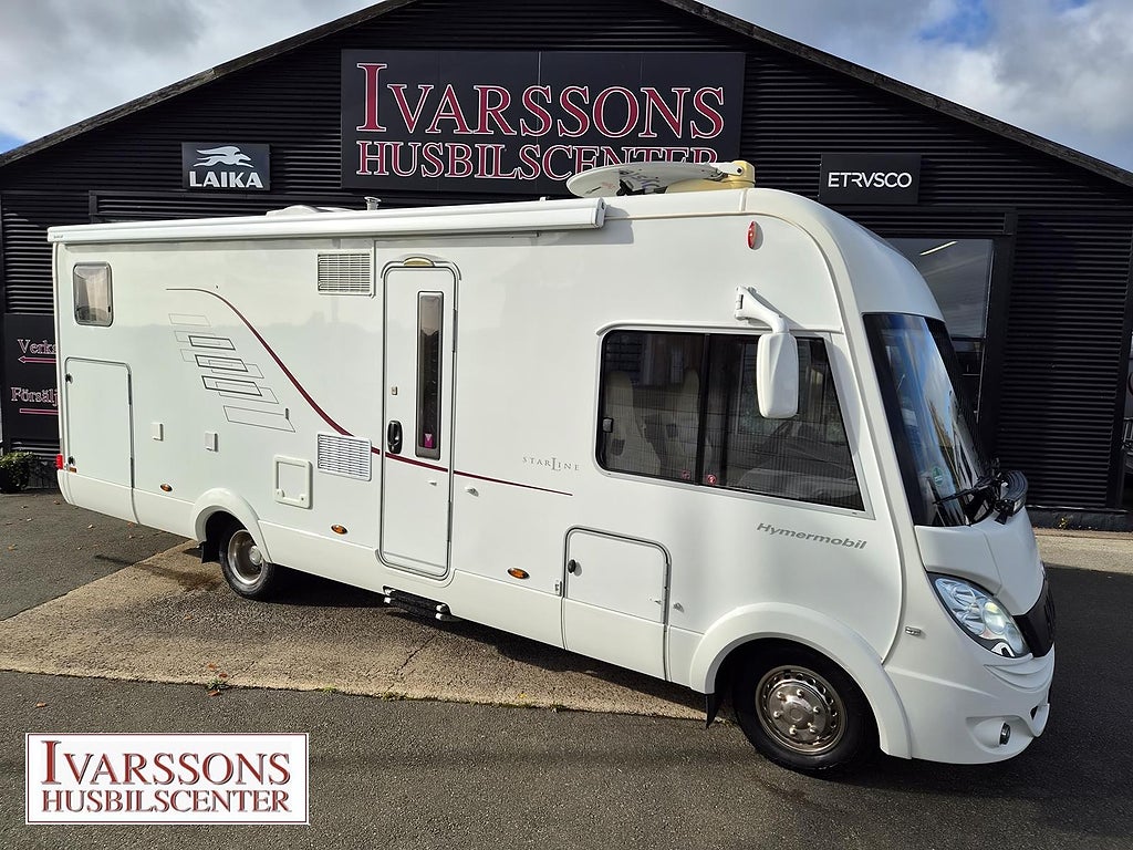 Hymer B 680 Starline / Enkelsängar / Mercedes / Automat / E&P stödben