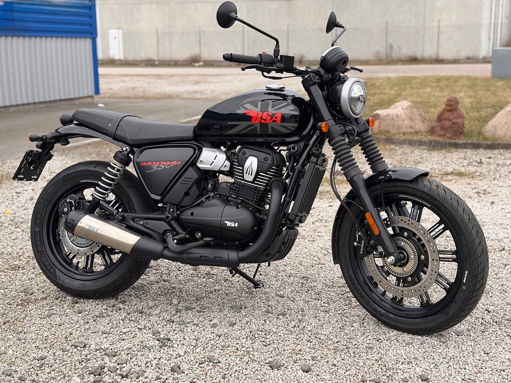 BSA Bantam 350 Barell Black Union Jack Tank