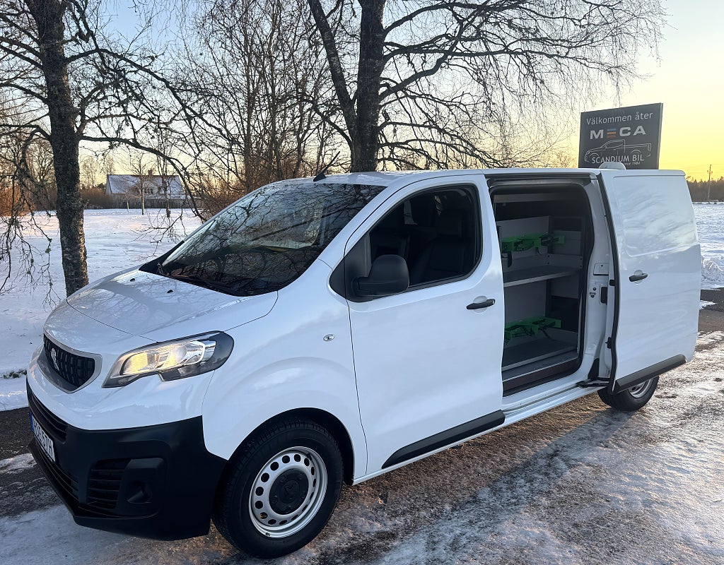Peugeot Expert 122 HDI Långt Skåp L2 Verkstadsinredning + Värmare