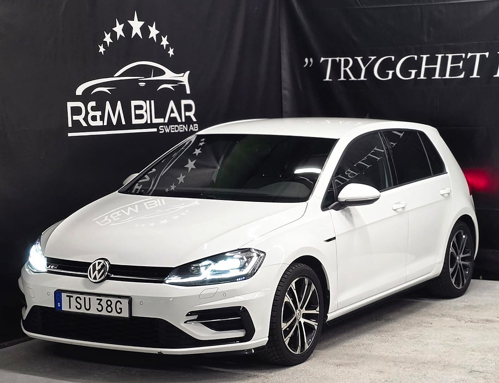 Volkswagen Golf R-line, CarPlay, Drag, M-Värm, Ny Serv/Bes!!
