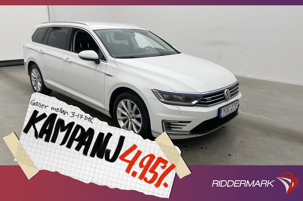 Volkswagen Passat GTE 218hk Execut 4,95% Ränta