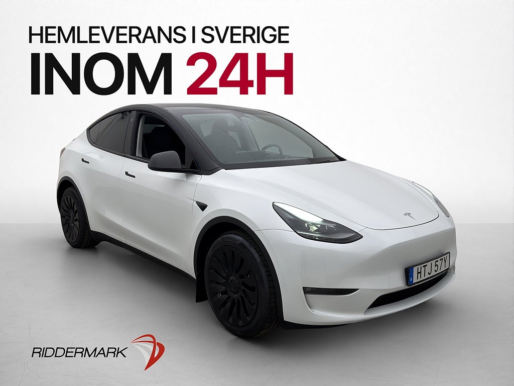 Tesla Model Y Long Range AWD Svensksåld Pano Drag