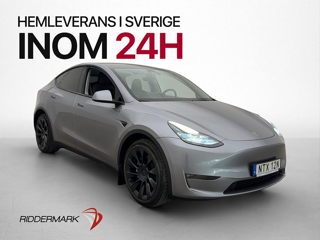 Tesla Model Y Long Range AWD 514hk MOMS Autopilot Pano Drag