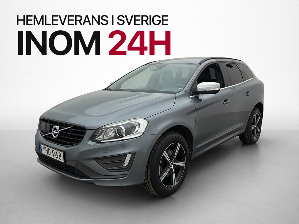 Volvo XC60 D4 AWD 190hk R-Design VOC D-Värmare Drag Navi