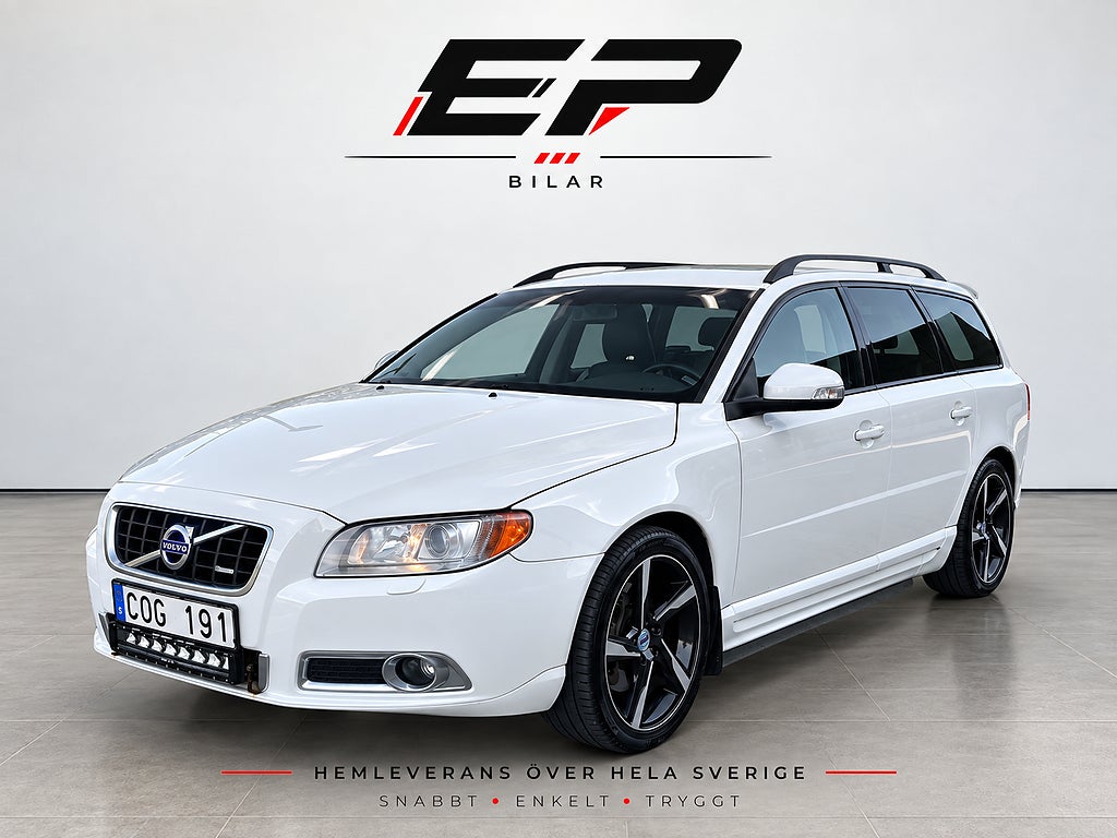 Volvo V70 D5 AWD R-Design|Drag|Skinn|Värmare|P-Sensorer|205hk