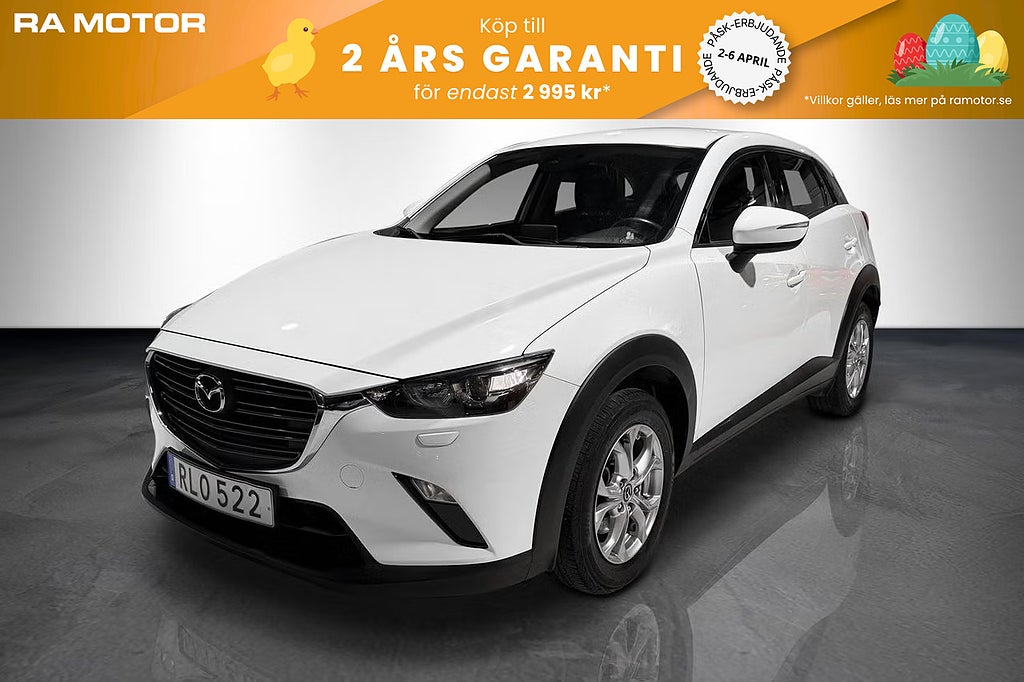 Mazda CX-3 2.0 SKYACTIV-G 121hk Core |Farthållare|Bluetooth| 2018