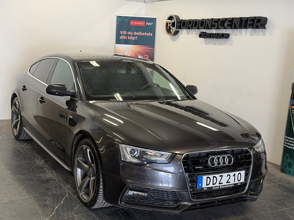 Audi A5 Sportback 3.0 TDI V6 Quattro S-Line D-Värmare Navi PDC