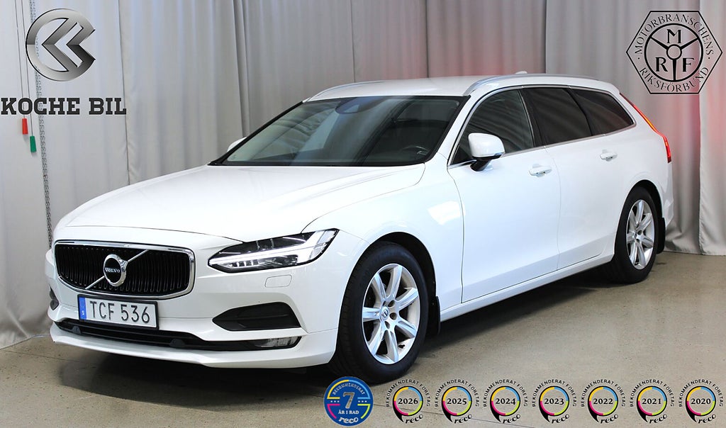 Volvo V90 D4 190HK, Momentum, Skinn, Drag, Värmare, Navi, S&V-hju