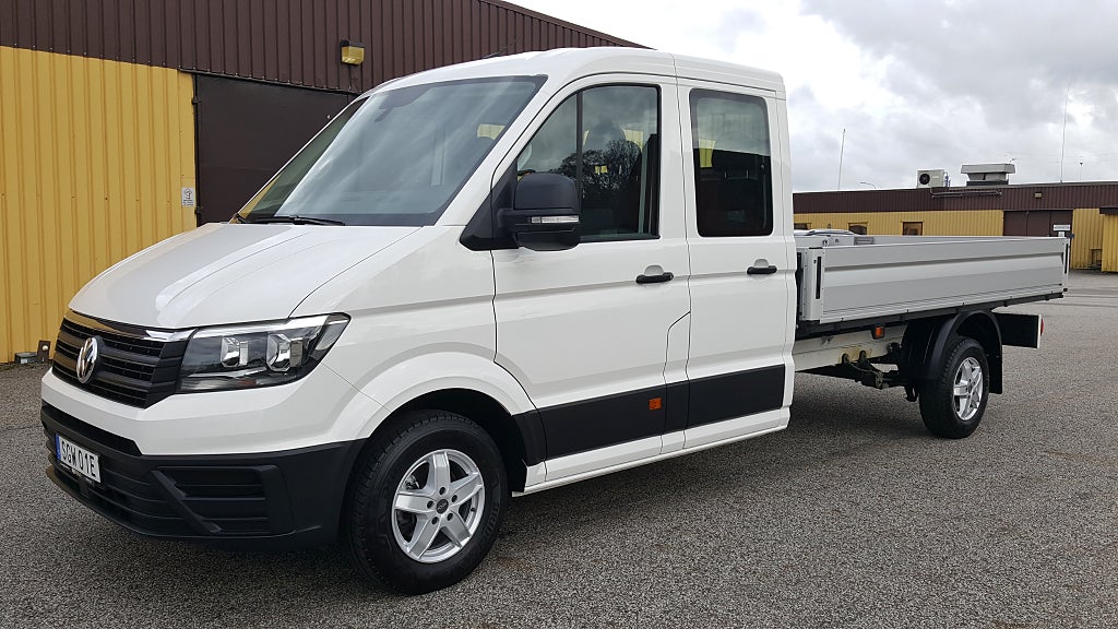 Volkswagen crafter 2.0TDI Dubbelhytt 7-sits Chassi Flak 3.5m