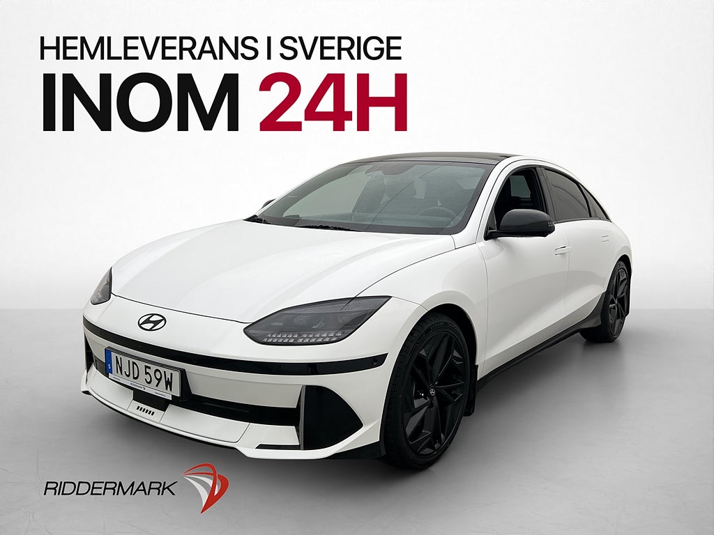 Hyundai Ioniq 6 77.4 kWh AWD Pano 360° BOSE HUD Dragkrok