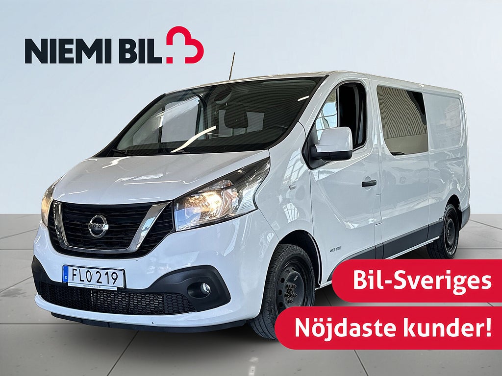 Nissan NV300 2.9t 1.6 dCi S&V-hjul/Drag/Kamera/Dvärm/Nav/6-sits/MOMS