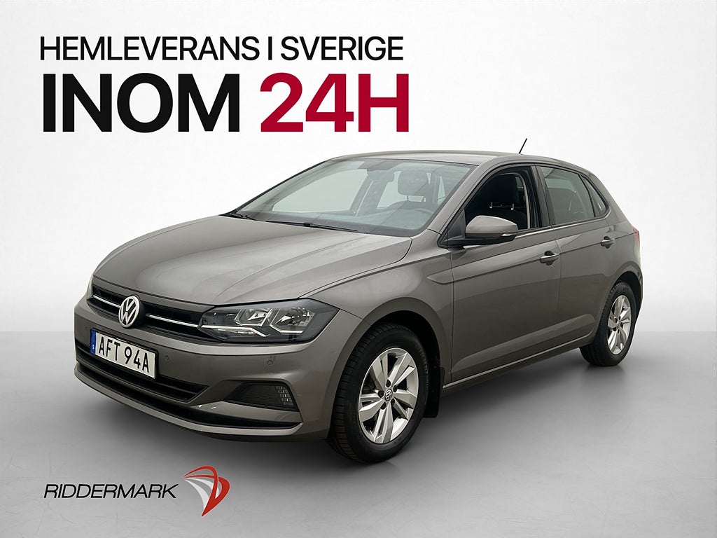 Volkswagen Polo 1.0 TSI Endast 0.46 l/mil ISOFIX P-Sensorer