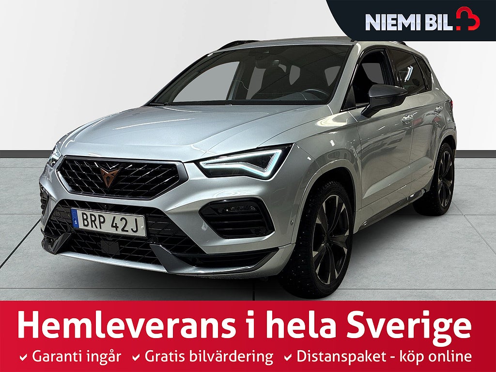 Cupra Ateca 2.0 TSI 4Drive Aut Drag 360°kamera Navi BEATS S&V-däck