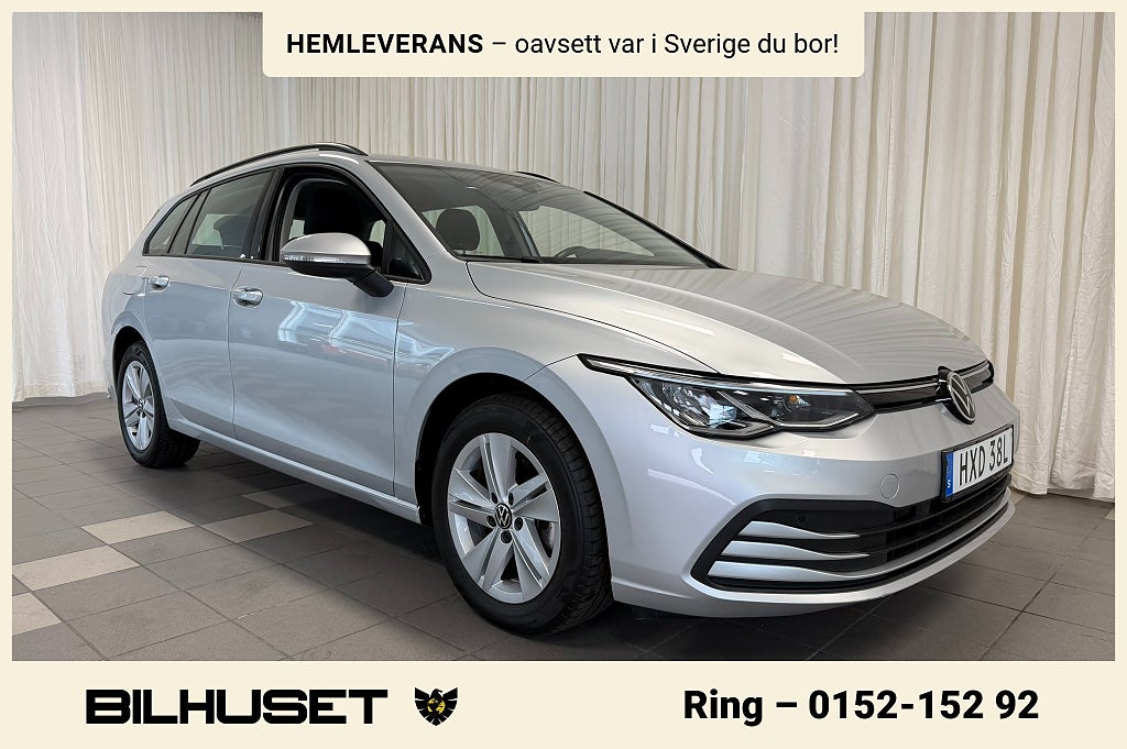 Volkswagen Golf Sportscombi 1.5 TGI COCKPIT CARPLAY MOMS/VAT LEASBAR