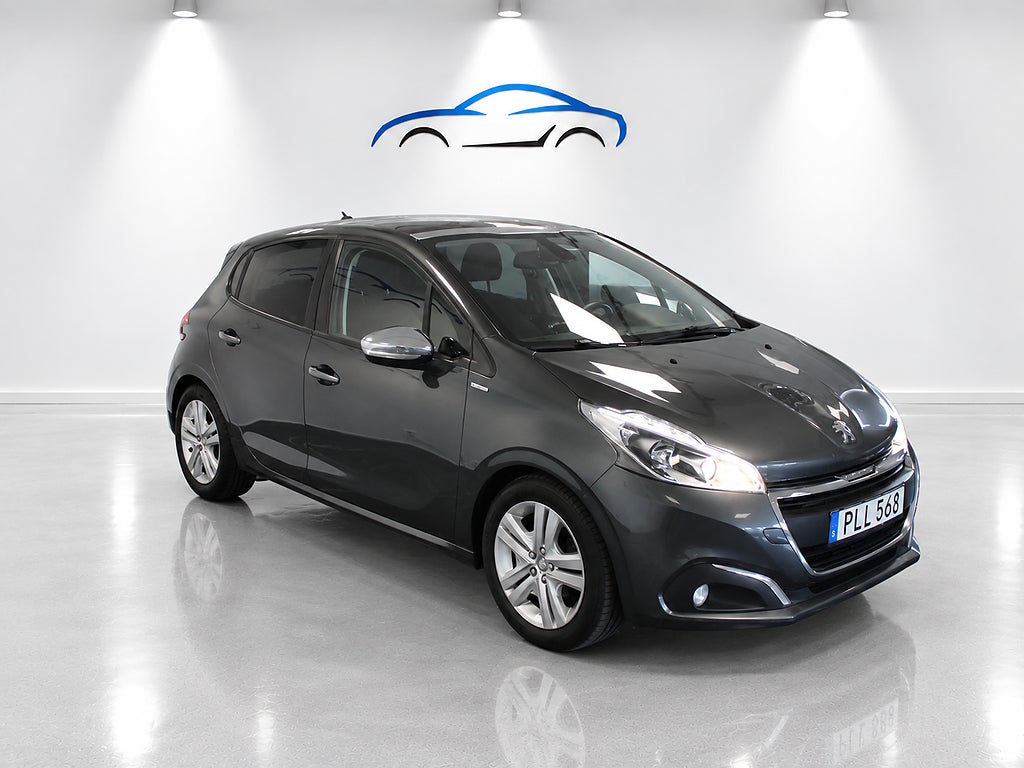 Peugeot 208 1.2 PureT Automat 82hk Nyservad 360kr Panorama Sensorer
