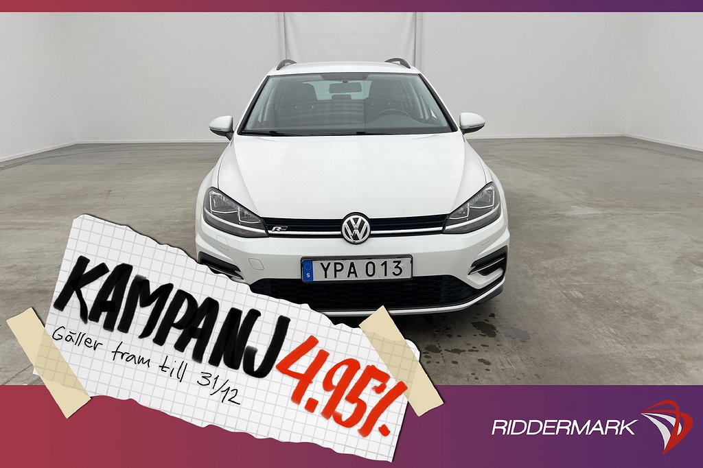 Volkswagen Golf Sportscombi 110hk R-Line Kamera  4,95% Ränta