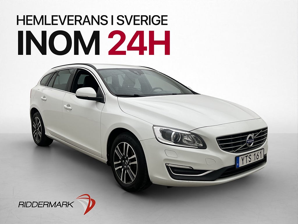 Volvo V60 D4 190hk AWD Classic Momentum Värmare Drag Navi