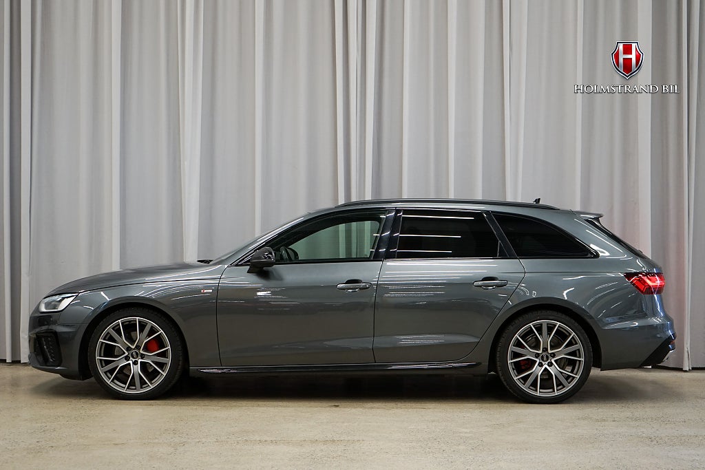 Audi A4 40 TDI quattro FULL S Line Svart-opt D-värme Drag Ambie