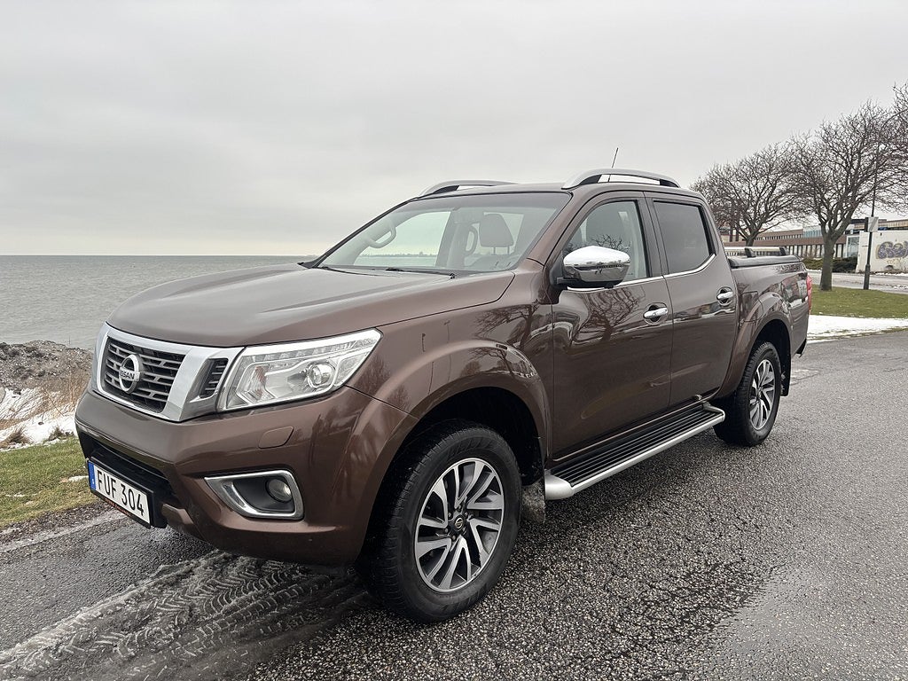 Nissan Navara Dubbelhytt 2.3 dCi 4WD Drag Taklucka Skinn 360 kamera
