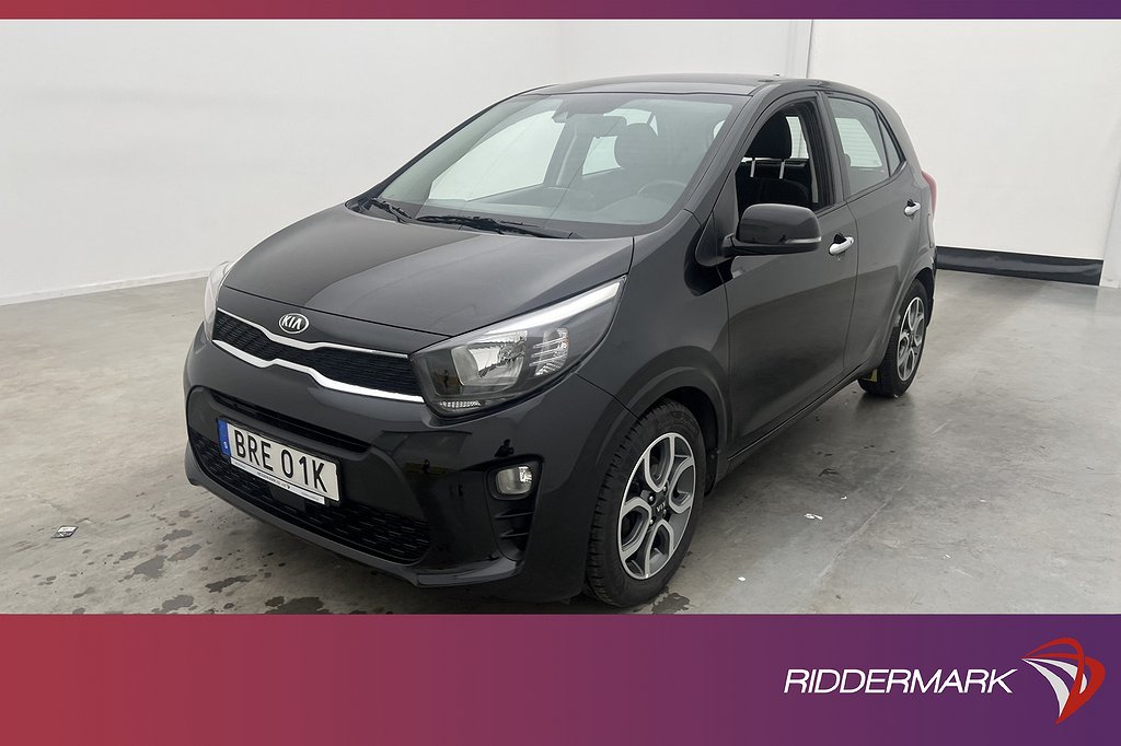 Kia Picanto 1.0 67hk Advance Sensorer CarPlay Rattvärme MOMS