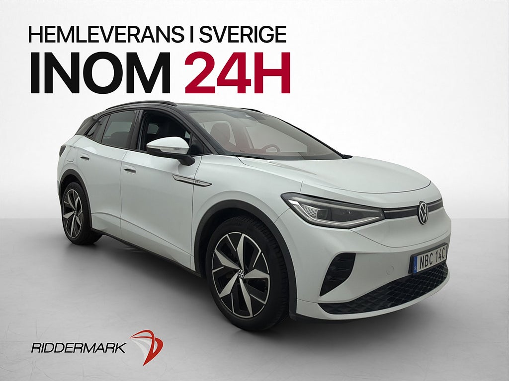 Volkswagen ID.4 GTX Dragkrok Värmare Navi IQ.Light CarPlay