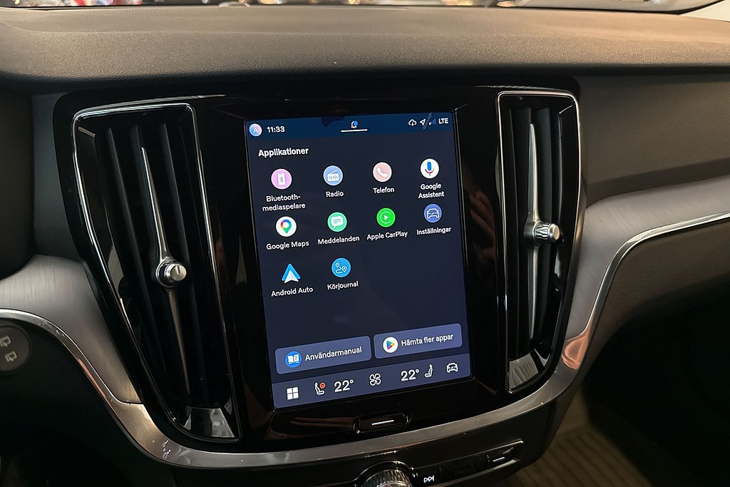 Volvo V60 Recharge T6 AWD AUT Drag V-hjul Kamera Google Värmare miniatyr 10