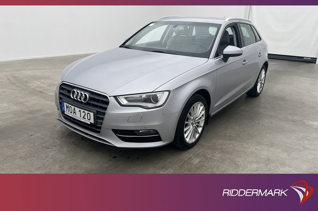 Audi A3 Sportback TDI Q 184hk Ambition Värm Kamera Halvskinn