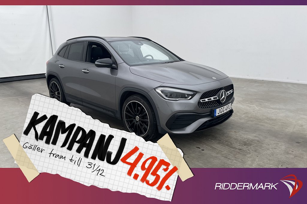 Mercedes-Benz GLA 200 4M AMG Wide Pano Kame 4,95% Ränta