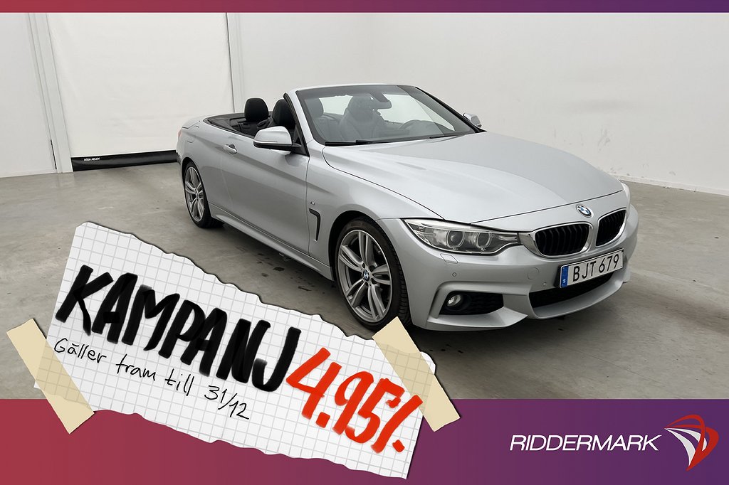 BMW 428 i Convertible M Sport HiFi Navi Kamera 4,95% Ränta