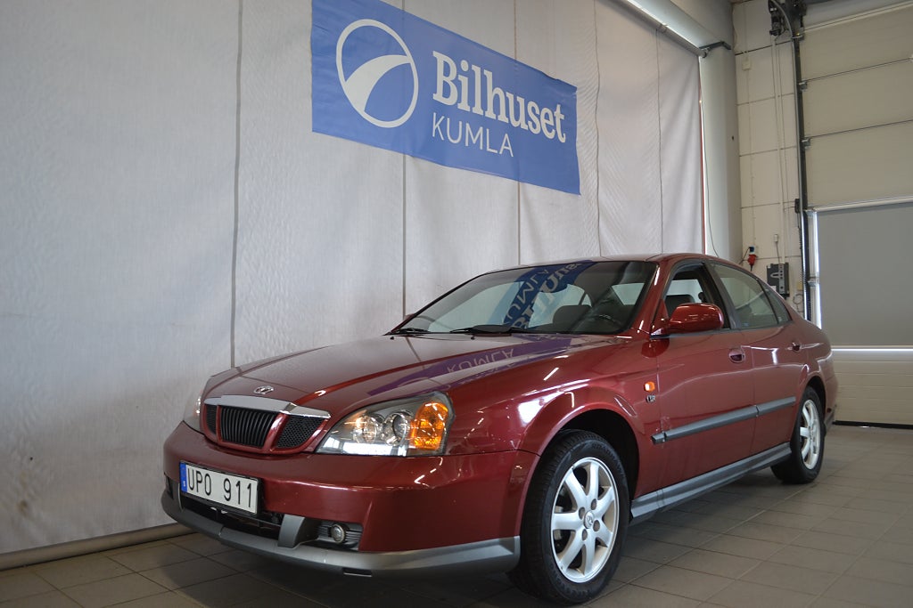 Daewoo Evanda 2.0 Manuell Skinn V-Hjul 1 Ägare Låga mil 131hk