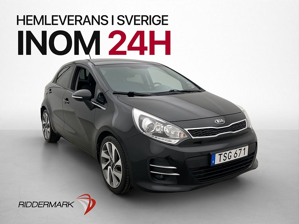 Kia Rio 1.2 / 1 Brukare Kamera Navi P-Sens 0,47l/mil ISOFIX