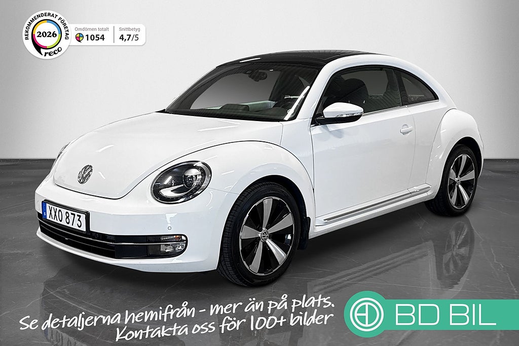 Volkswagen Beetle 1.2 TAKLUCKA EN BRUKARE VÄLSERVAD PANORAMAGLASTAK