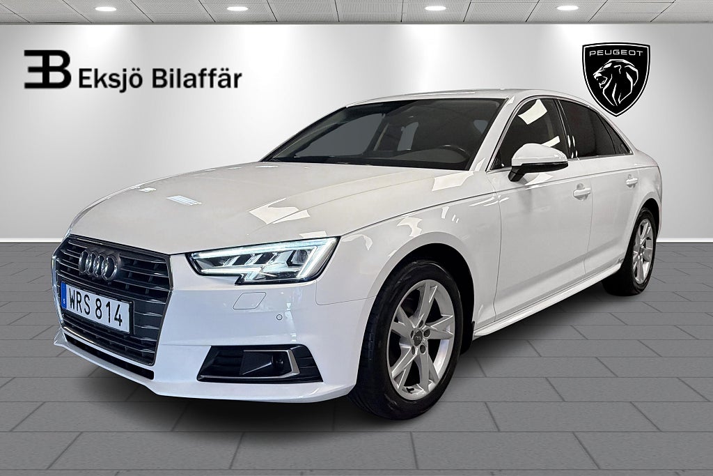 Audi A4 Sedan 2.0 TFSI MHEV 190hk S Tronic Sport *Värmare,Drag*