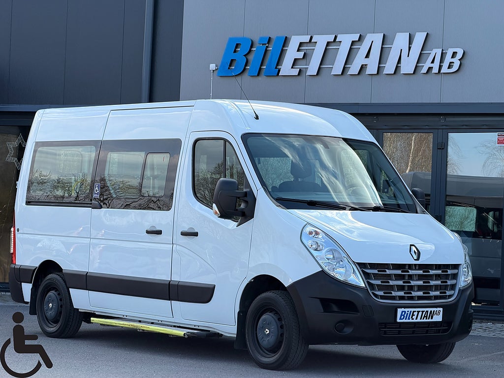 Renault Master Kombi 2.3 dCi|Handikappanpassad|2x rullstols plats|Ramp