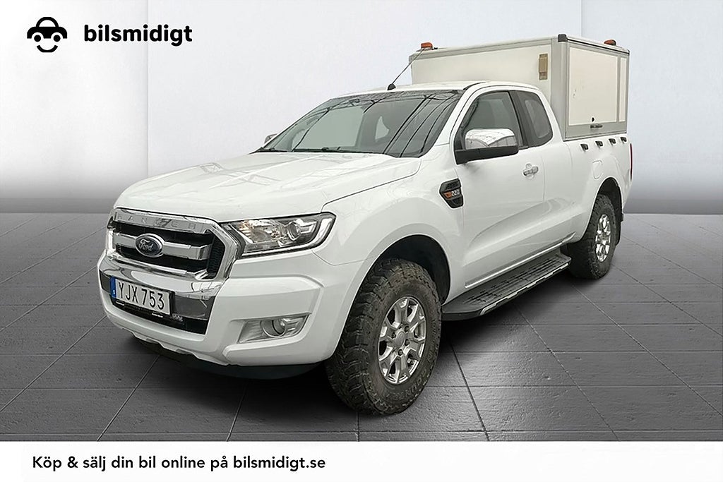 Ford ranger SuperCab 2.2 TDCi 4x4 Aut Drag Kamera Värmare 160hk
