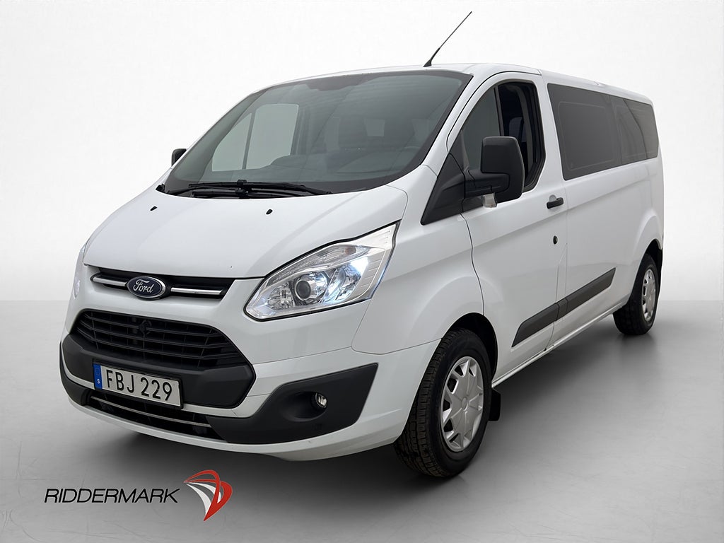 Ford Transit Custom Kombi Lång Värm Drag B-Kamera 9-Sits