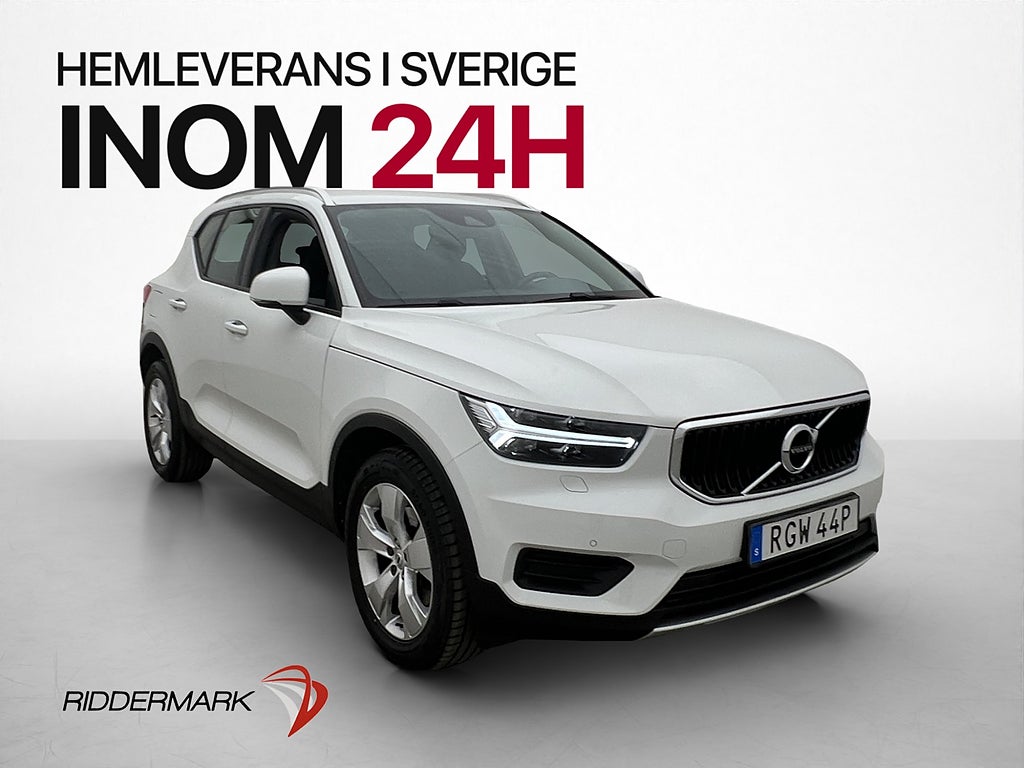 Volvo XC40 T4 Momentum P-Värmare Navi Rattvärme En-Brukare