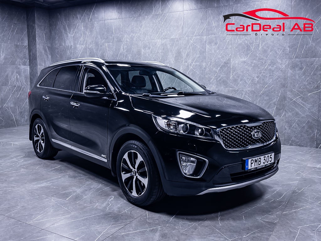 Kia Sorento 2.2 CRDi AWD Business 7-Sits B-Kamera Skinn Navi Drag