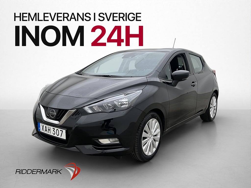 Nissan Micra 1.0 IG-T 0.45 l/mil 646kr skatt Nyserv Välskött