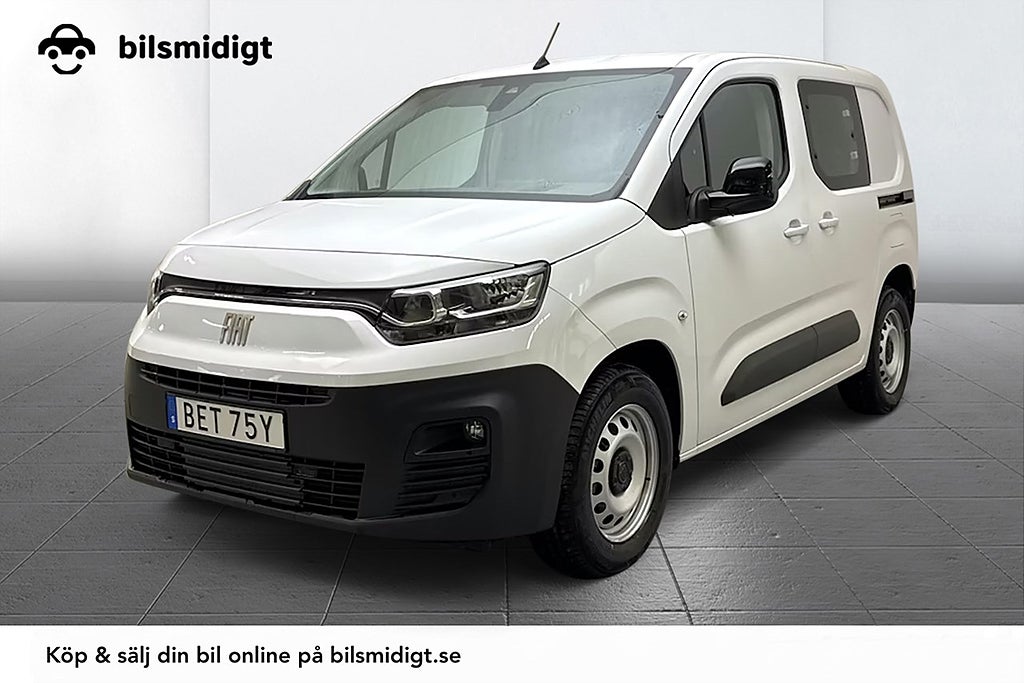 Fiat doblò-e 50 kWh CCS Kamera P-Sens 3-sits NY BIL 136hk