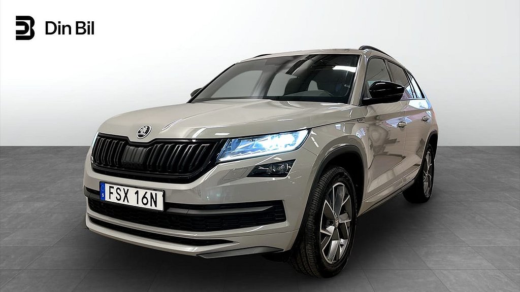 Skoda Kodiaq Sportline 2.0 TSI 200 hk 4x4 DSG Drag | Värmare