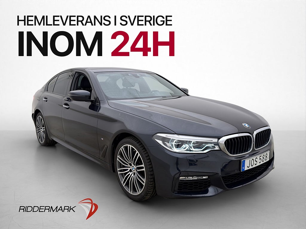 BMW 530e Sedan 252hk M Sport H/K HUD 360° Skinn Sportbromsar