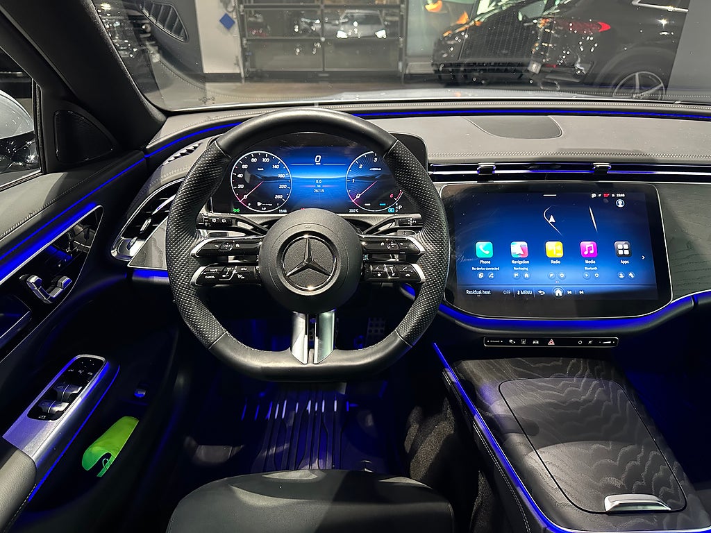 Mercedes-Benz E 220d AMG Advanced Plus Kombi Värmare - bild 6