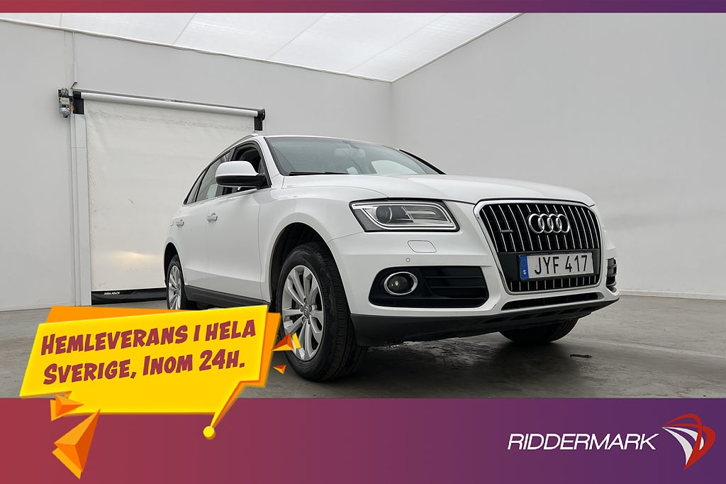 Audi Q5 2.0 TDI Quattro 190hk Design H-Skinn Sensorer Farth