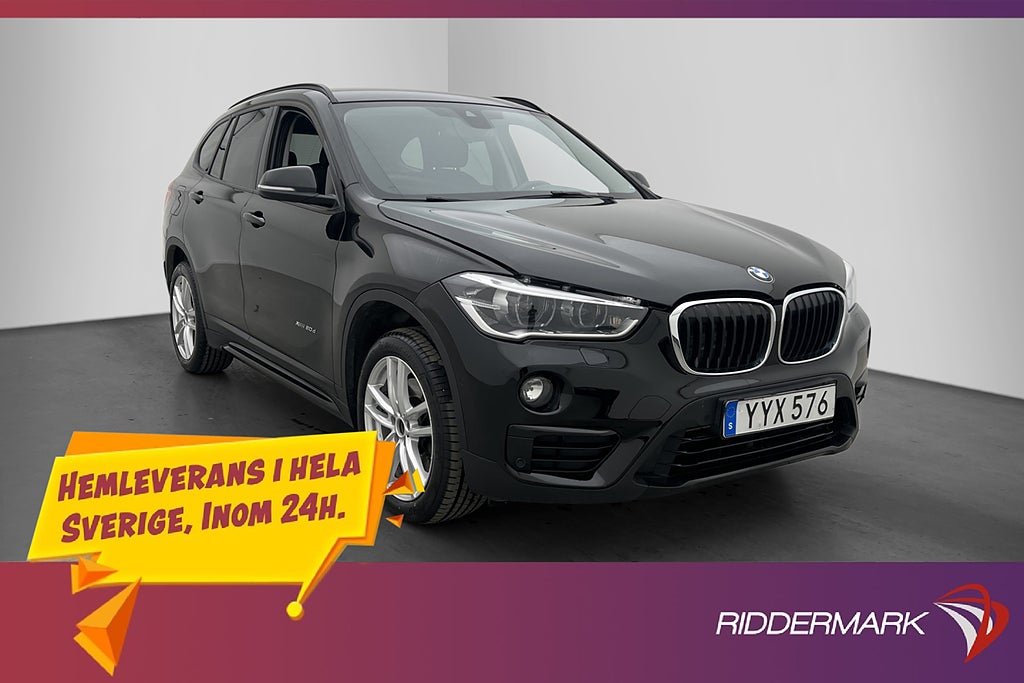 BMW X1 xDrive20d 190hk Sport line HiFi Sensorer Drag